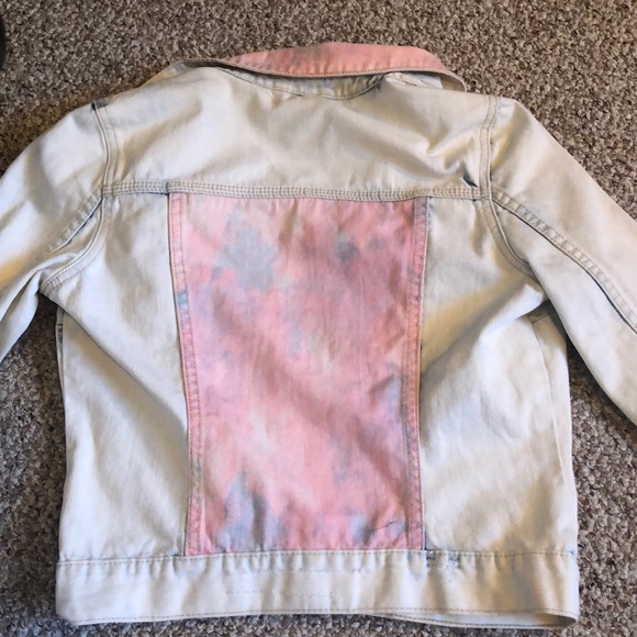 WHITE AND PINK JEAN JACKET - Picture 2 of 3